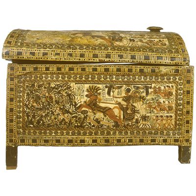 The Global Egyptian Museum | Chest with Miniature Panoramas